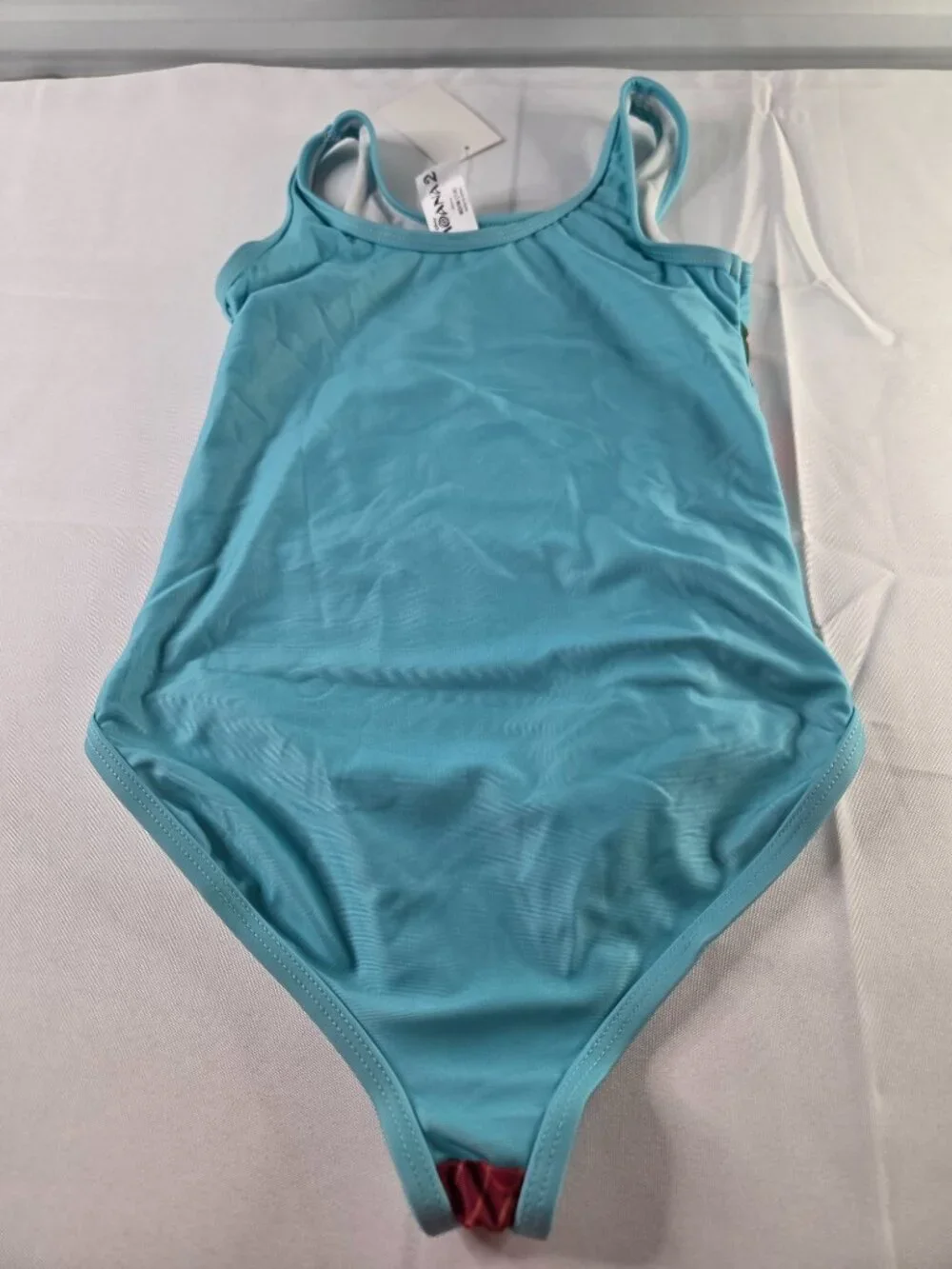 Disney‎ Moana One Piece Swimsuit Girls Size M 7/8 Blue Character Swimwear NWT